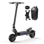 2400W-Dual Motor-55KM/H-Up to 50KM-10’’ Tubeless Off-Road Tyres-Front & Rear Spring Suspension-Electric Scooter F50-D