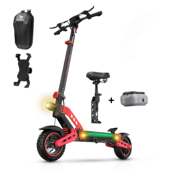 1000W-50KM-Up to 55 km/h-Turning Indicator-Removable Seat-Tubeless-Electric Scooter T4B-N